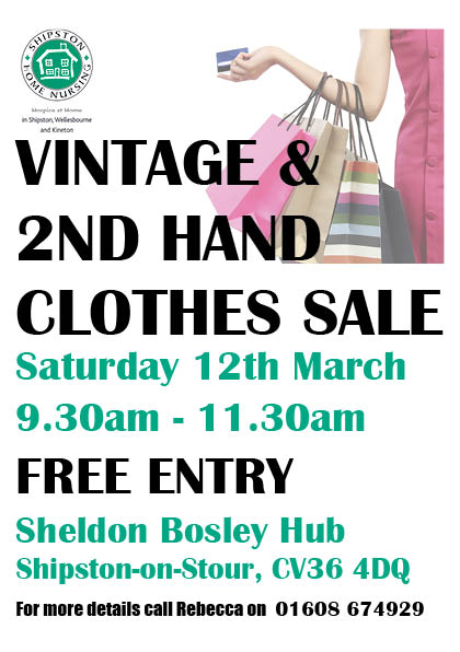 Vintage & 2nd Hand Clothes Sale This Weekend – Shipston Home Nursing