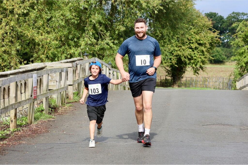 Father and Son running for SHN to raise funds