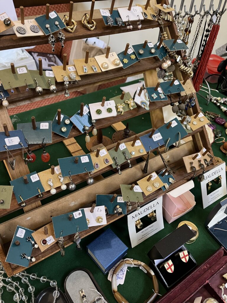 display from pop up shop event