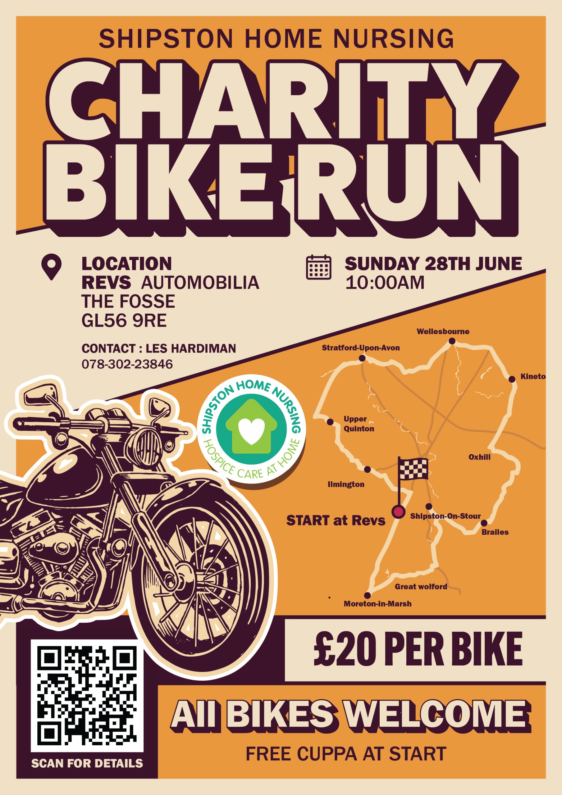 Charity Bike Rally Poster